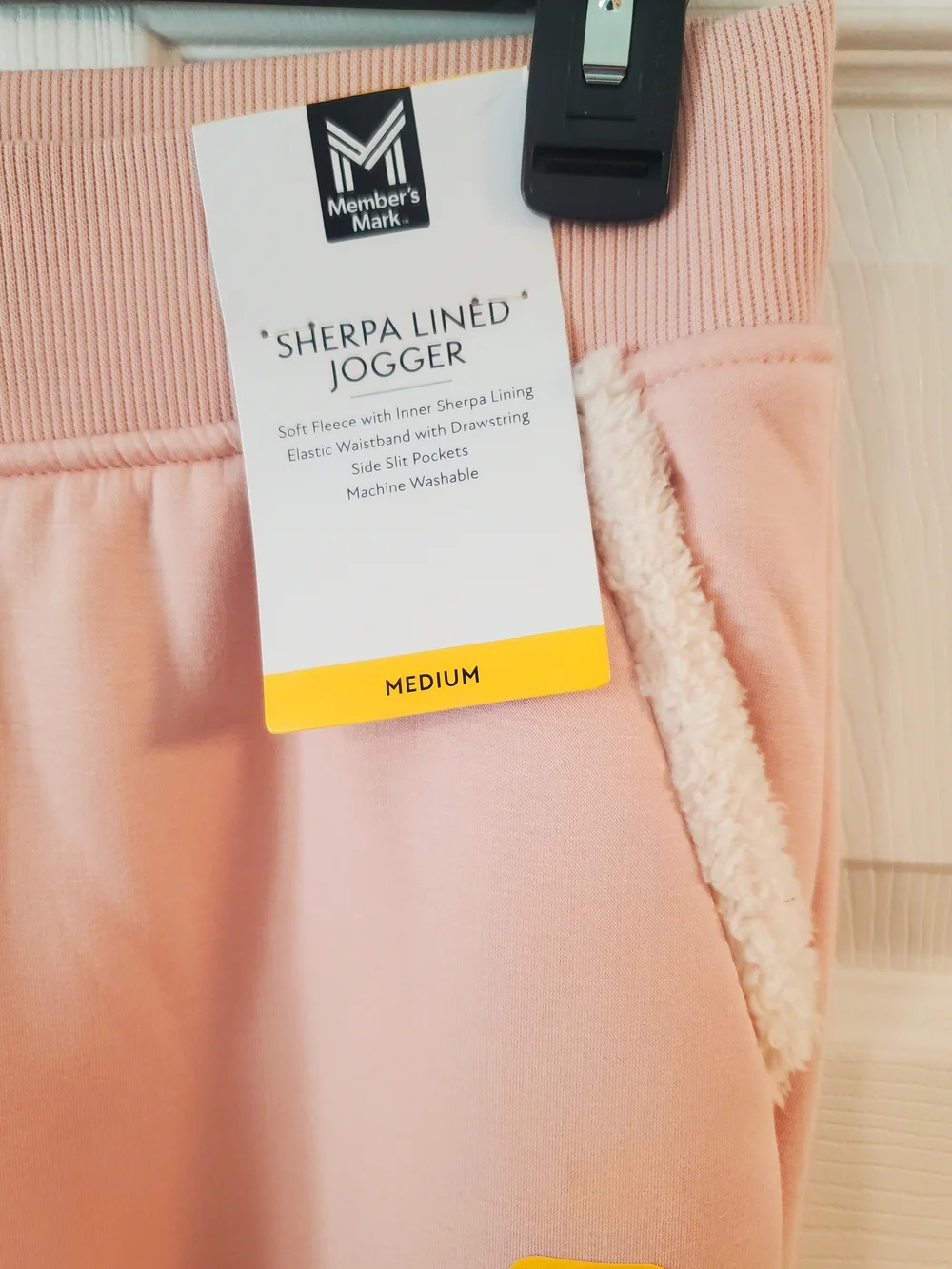 Sherpa-lined Jogger Pants NWT Medium